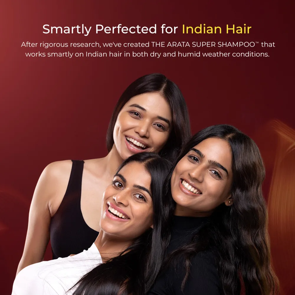 Biotin & Protein Rich  Super Shampoo for Daily Nourishment, Damage & Frizz Control  - 300ml + Free Scalp Massager - Image 7