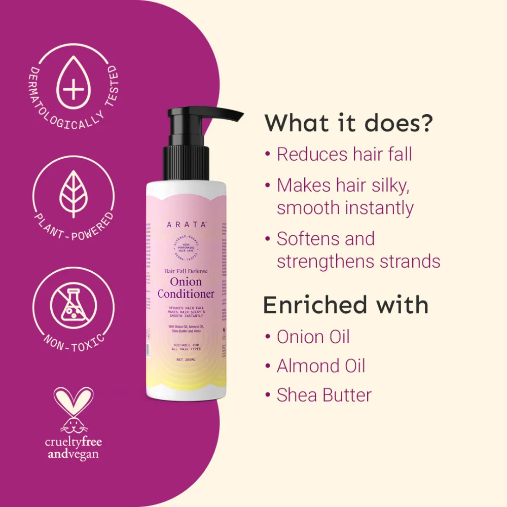 Hair Fall Defense Onion Conditioner - 200ml - Image 3