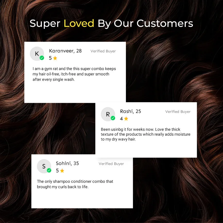Super Anti-Damage Value Pack with Biotin, Jojoba & Vegan Keratin for Dry, Frizzy, & Damaged Hair - Super Shampoo (150ml) + Super Conditioner (200ml) + Super Serum (30ml) - Image 7