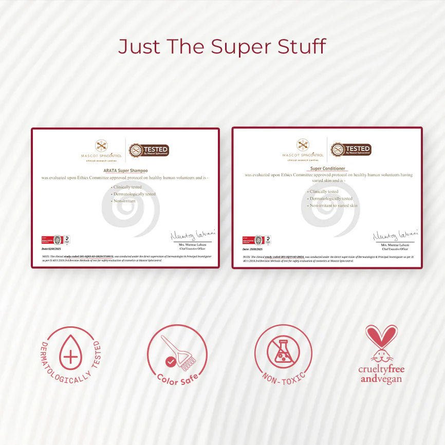 Super Moisture Duo with Biotin & Vegan Keratin for Dry & Damaged Hair Mini - Super Shampoo (150ml) + Super Conditioner (50ml) - Image 9